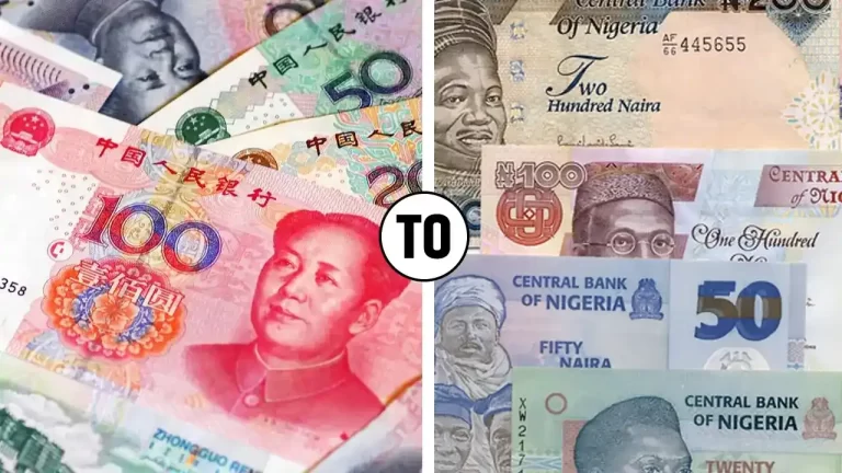 Chinese Yuan to Naira Black Market Rate Today