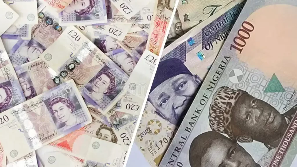 Pounds (GBP) To Naira (₦) Black Market Price